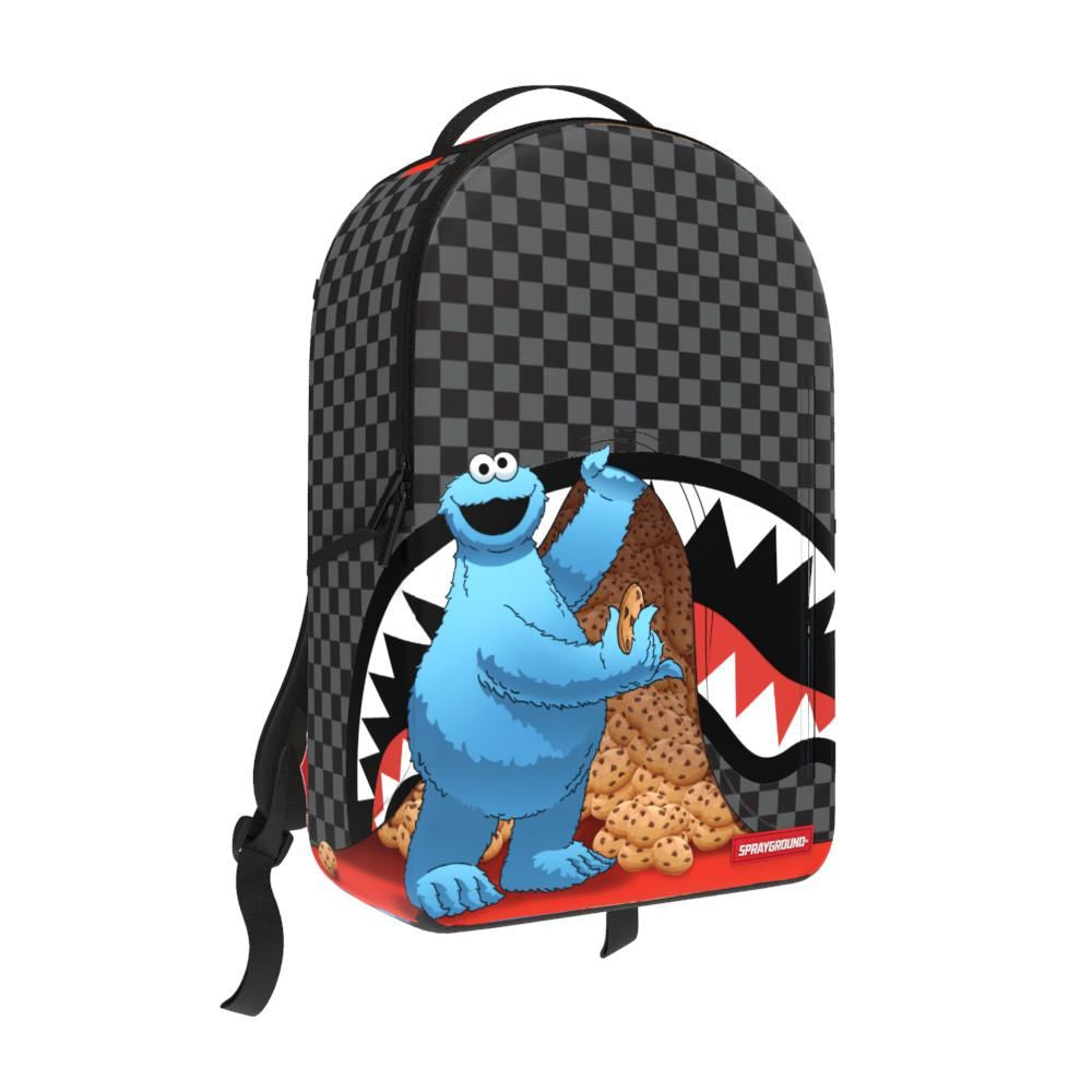 Sprayground Sesame Street Cookie Monster Sneaking A Bite Backpack (B7141)