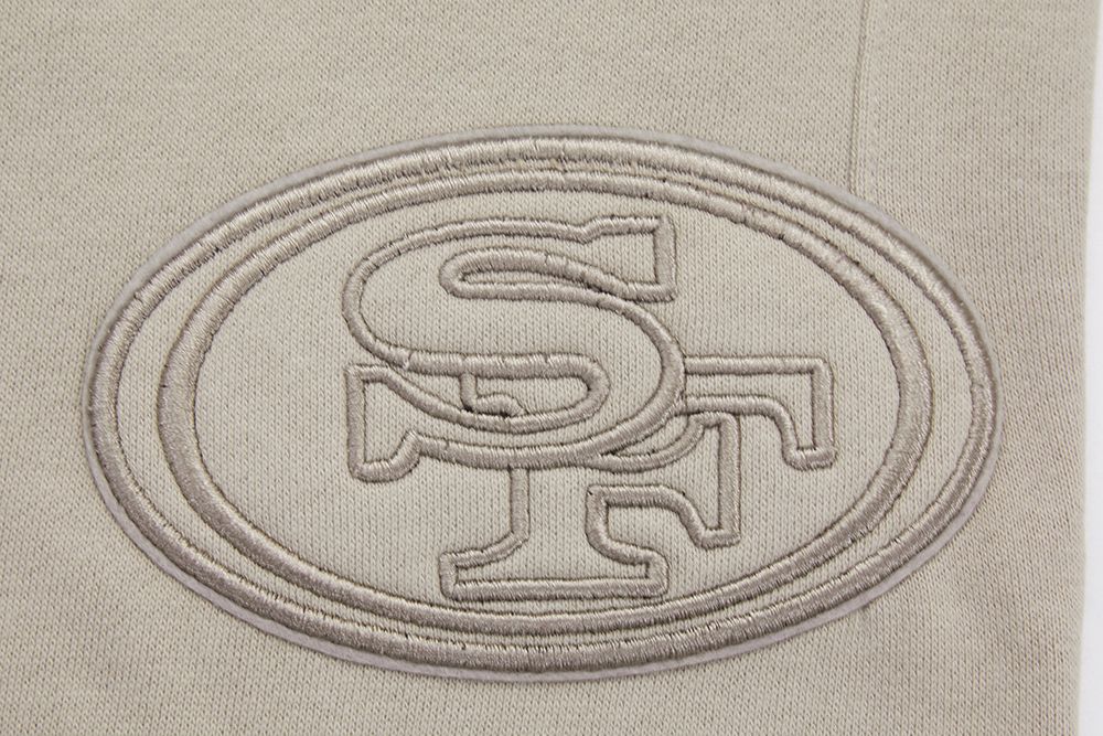 Pro Standard San Francisco 49ers Neutral Logo Sweatpants - Taupe (FS4444636-TAU)