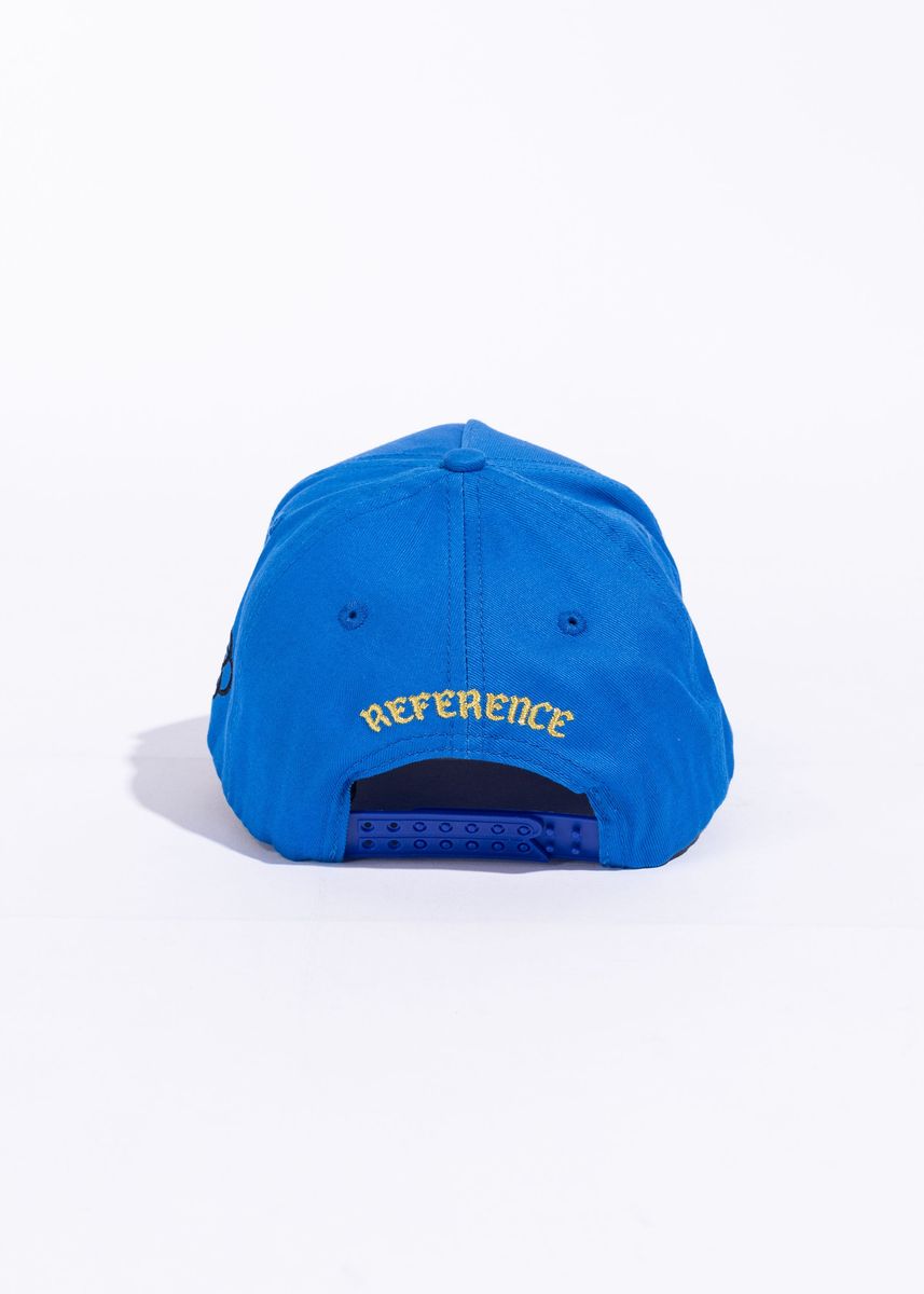 Royal blue snapback hat with embroidered Ligers logo and adjustable strap