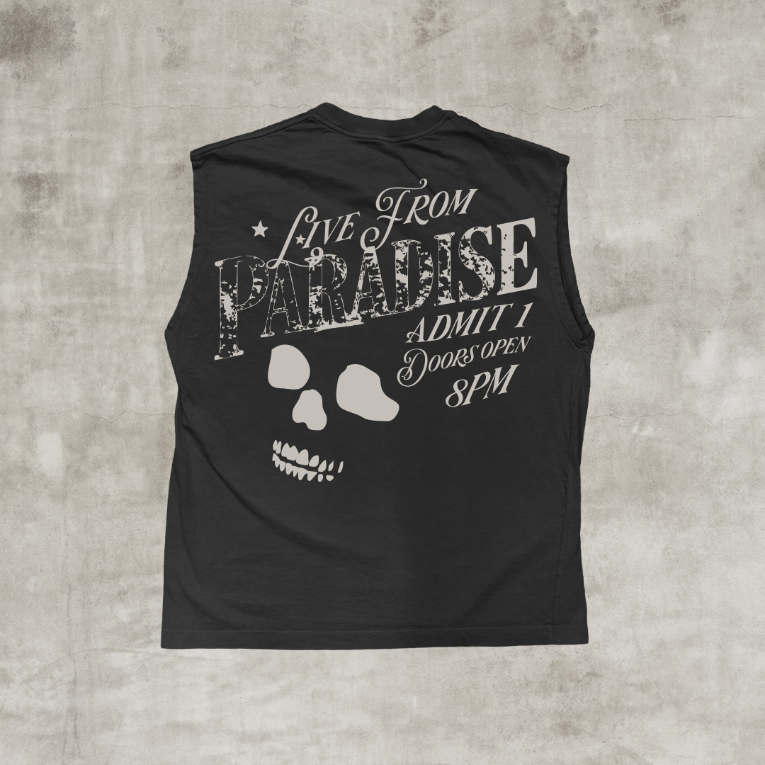 Paradise Lost "PRDS Records" Black Muscle Tee