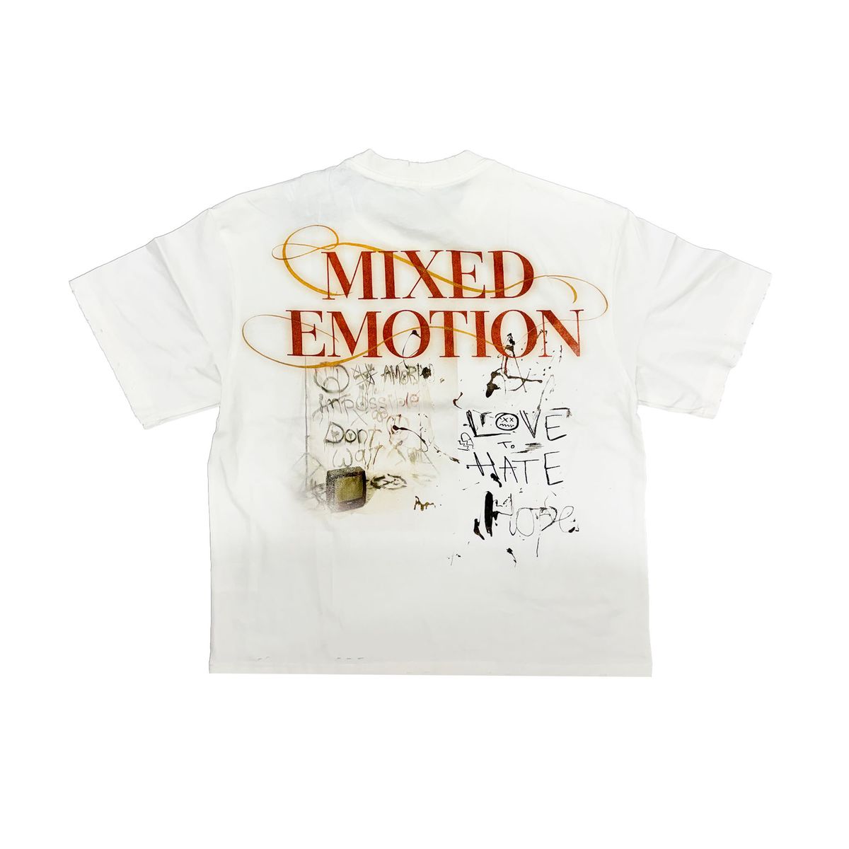 Mixed Emotion "Deja Vu" White Tee