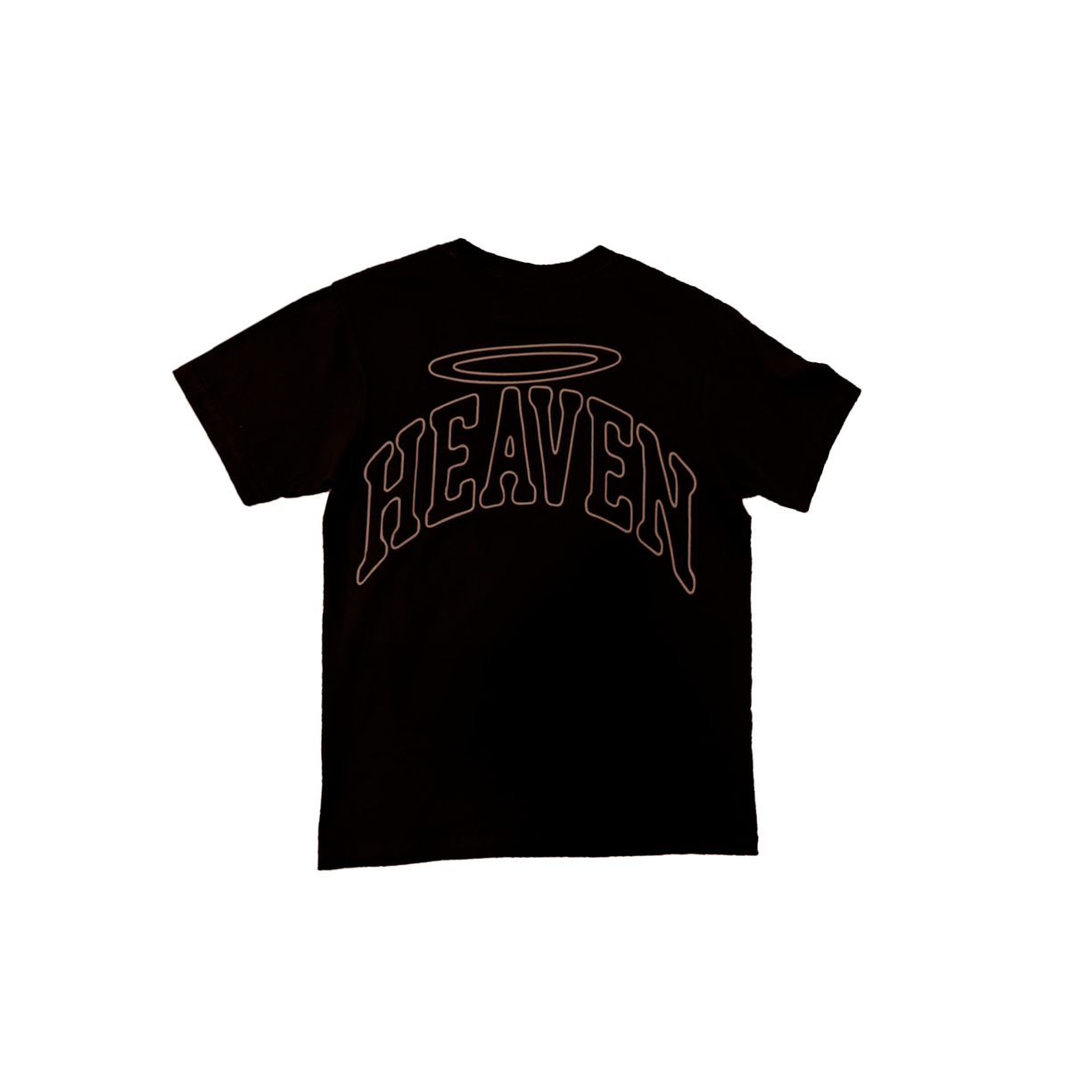 Heaven Virgen De Guadalupe/Arc Logo Tee - Black/Brown