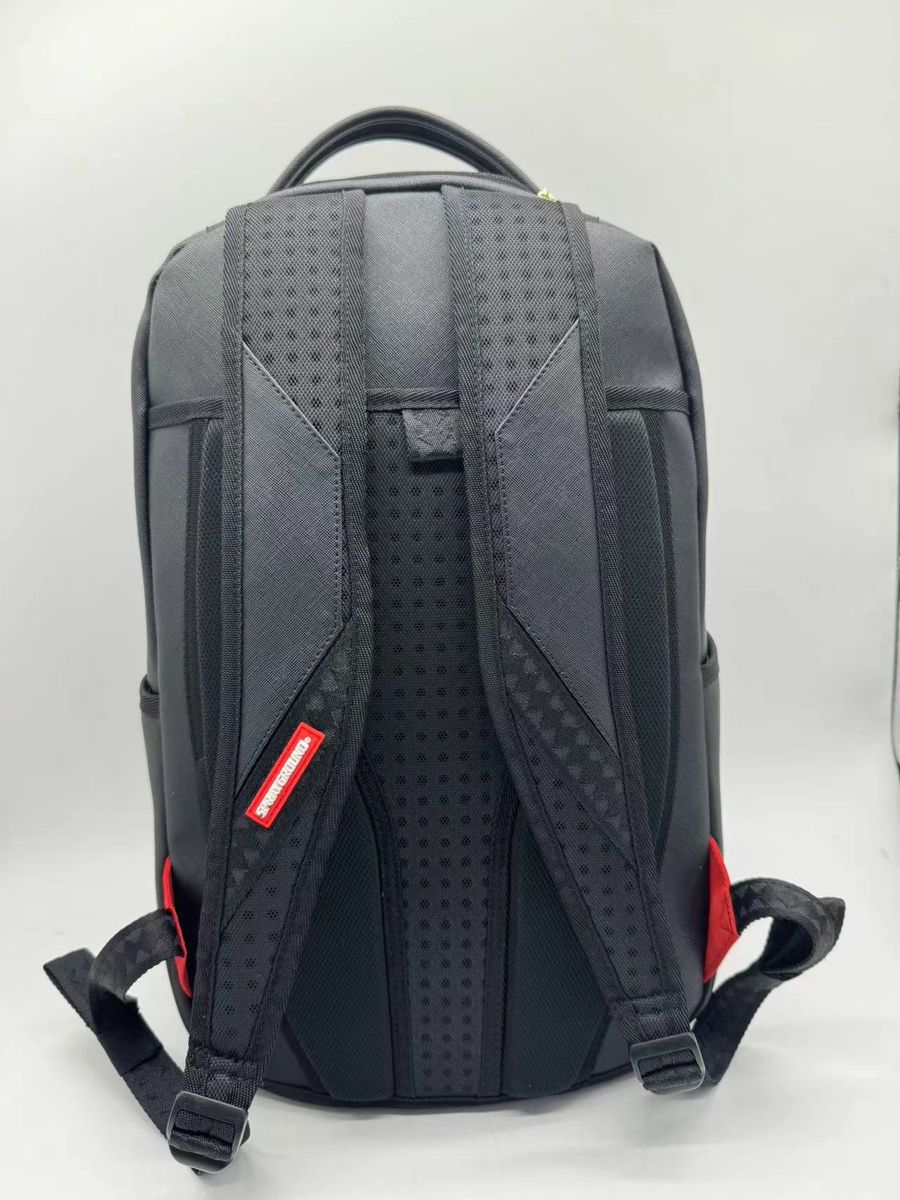 Sprayground Shark Central Breakup Check Sorbet Grey Backpack (B7635)