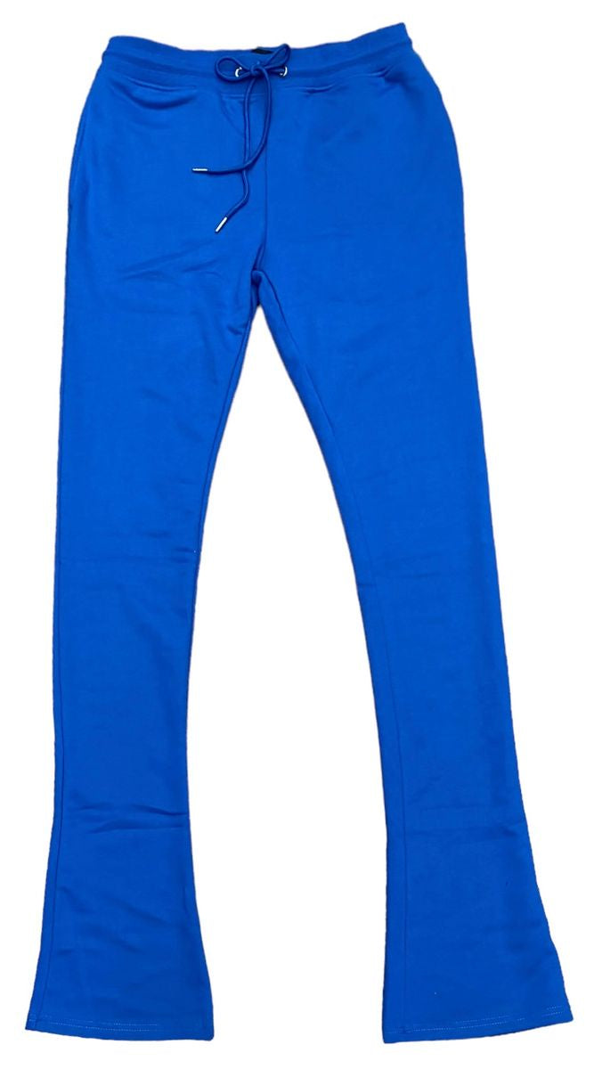Comfortable and stylish Waimea Stacked Fleece Sweatpants in vibrant cobalt blue