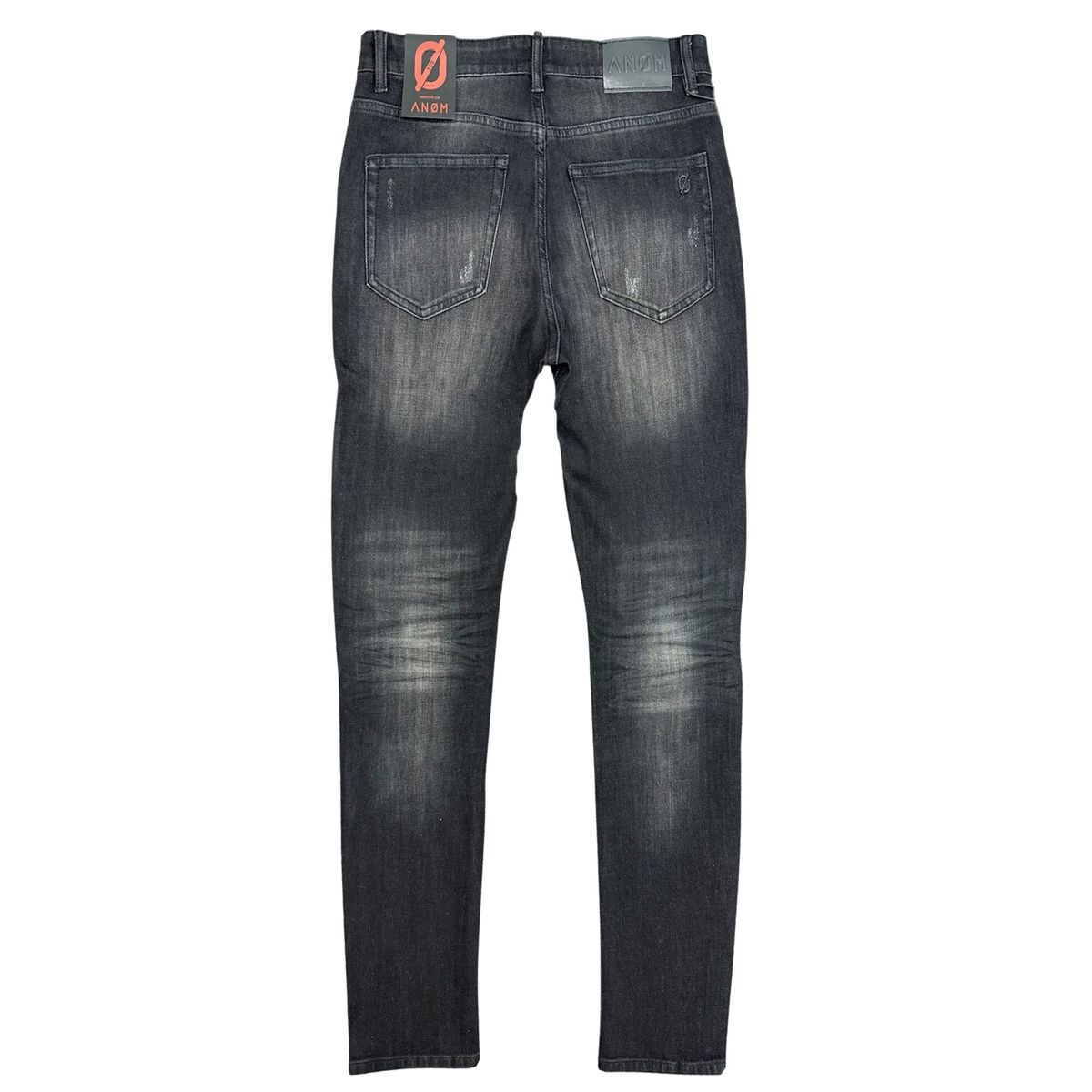 ANOM "360" Black Wash Skinny Denim Jeans