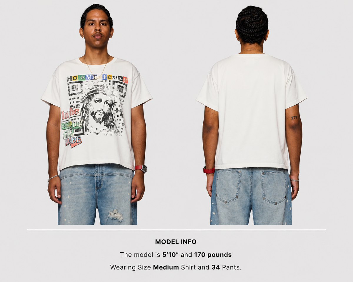 Homme + Femme "Digital Genesis" Tee - White