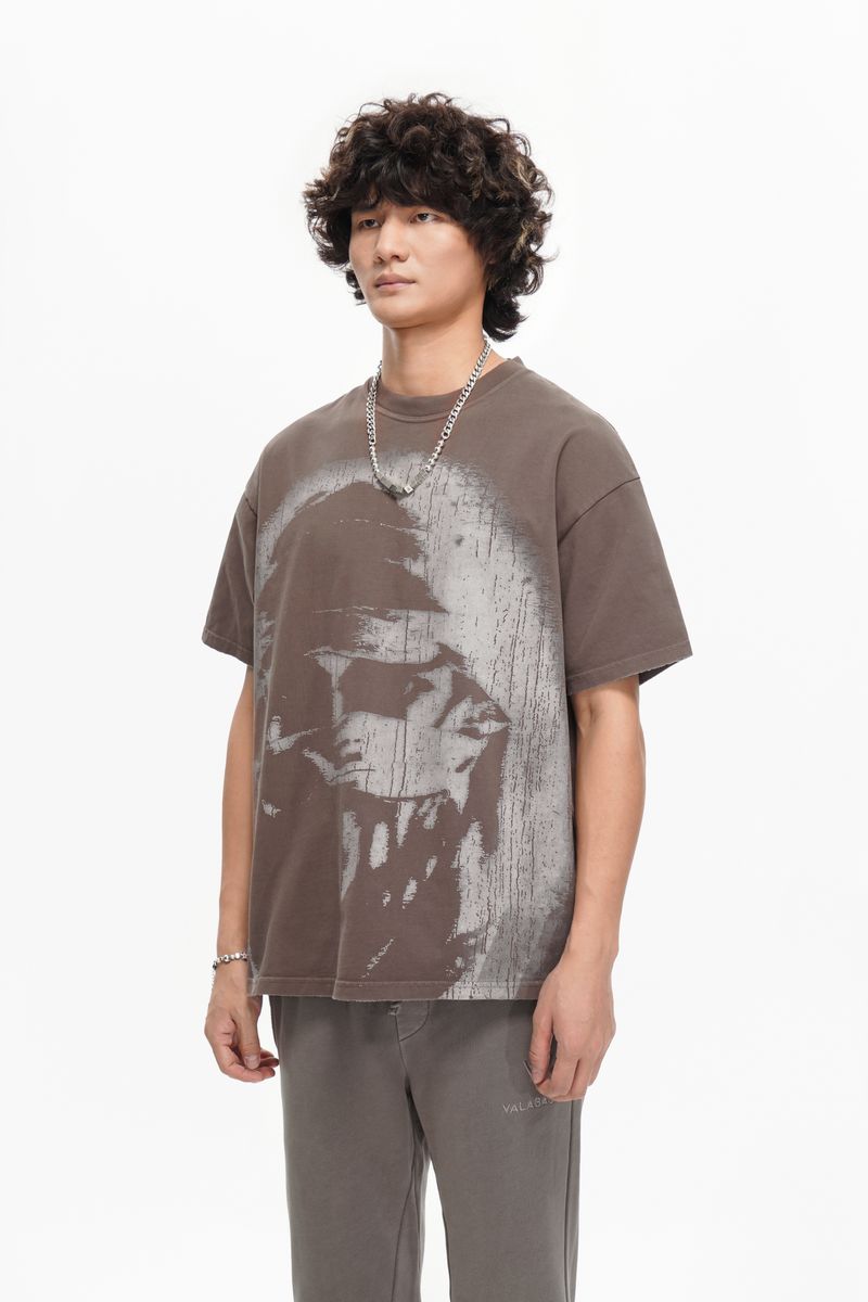 Valabasas "Resistance" Brown Tee