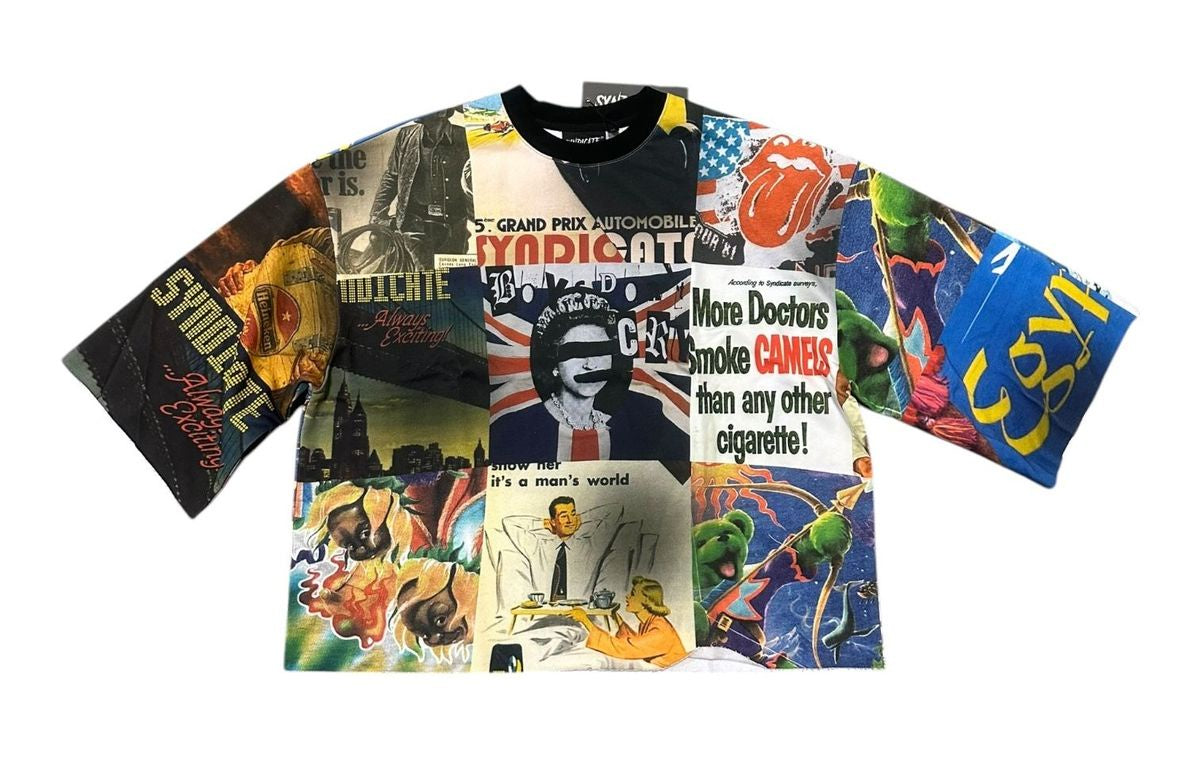 A stylish Syndicate Nostalgic Crop Tee featuring vintage-inspired design and comfortable fit
