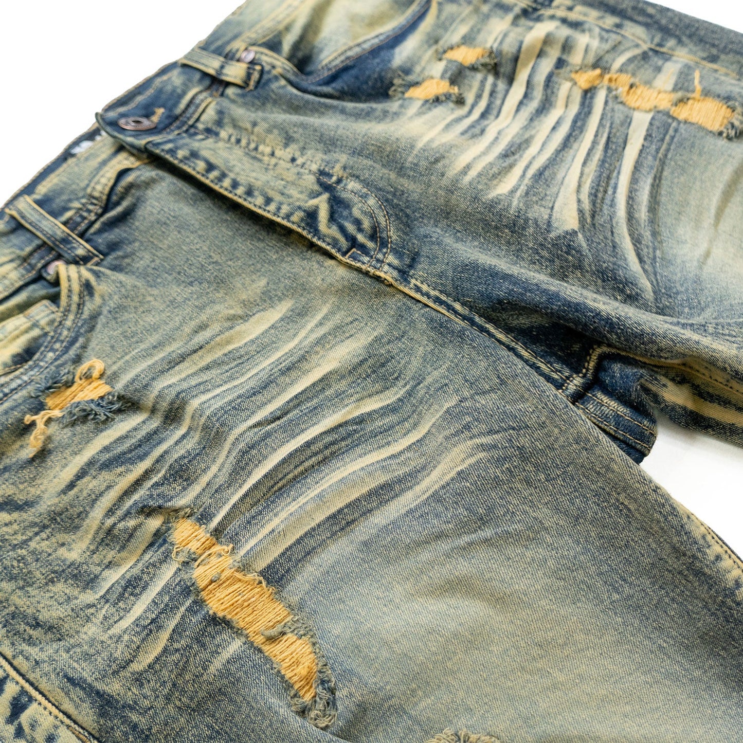 Makobi Moreli Dirt Denim Jeans in a casual setting showcasing versatile street style