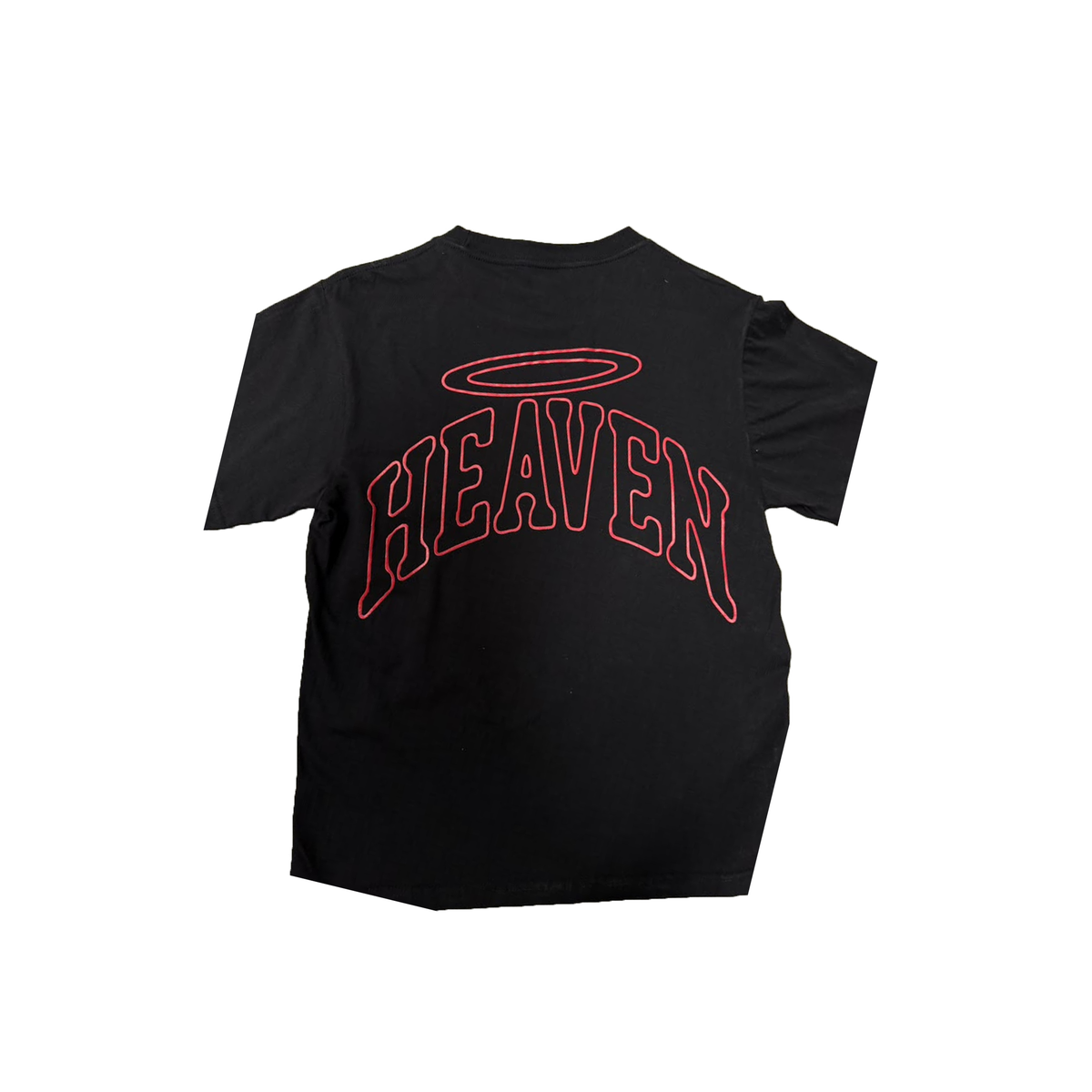 Heaven Virgen De Guadalupe/Arc Logo Tee - Black/Red
