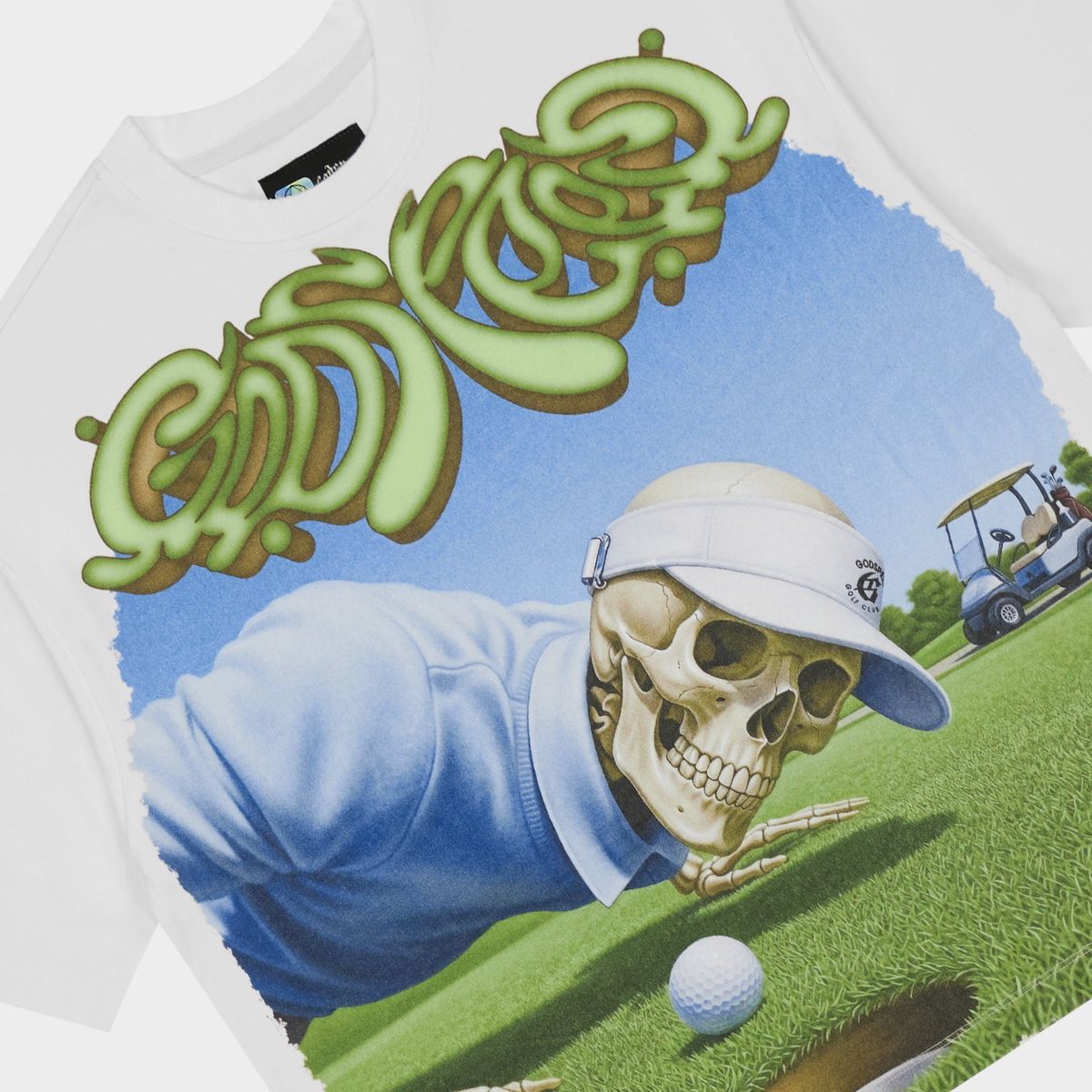 Godspeed Green Reaper T-Shirt - White