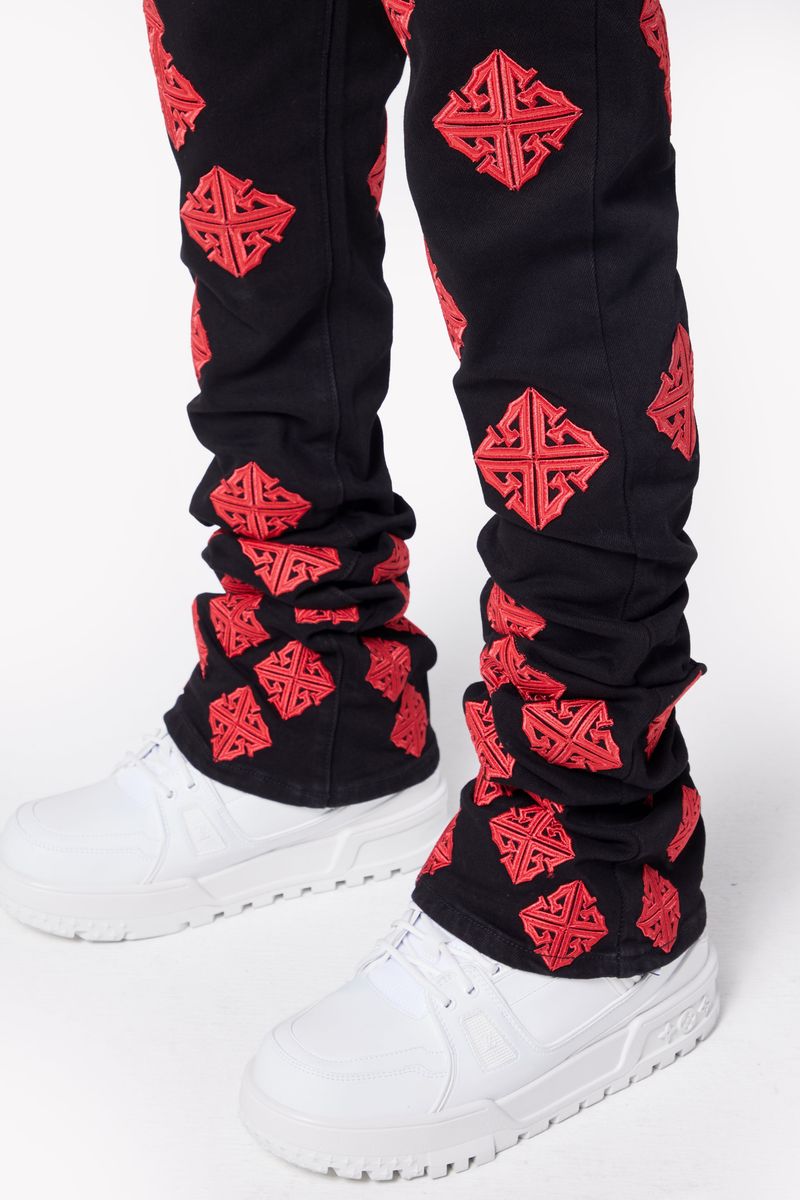 Guapi Crimson Icon Denim Jeans styled with a casual t-shirt and sneakers for a cool everyday look