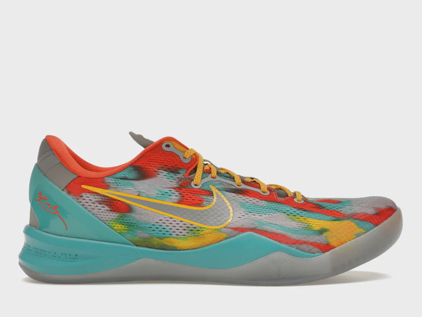 Nike Kobe 8 Protro - Venice Beach (2024) (FQ3548-001) basketball shoes in vibrant colors with iconic design inspired by Venice Beach culture and Kobe Bryant's legacy