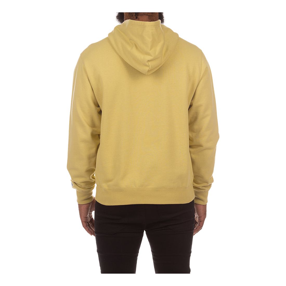 Black BBC Leek Green BB Script Hoodie with white logo on front