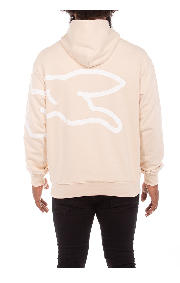 Men's Ice Cream Biggie Fog Hoodie with front pocket