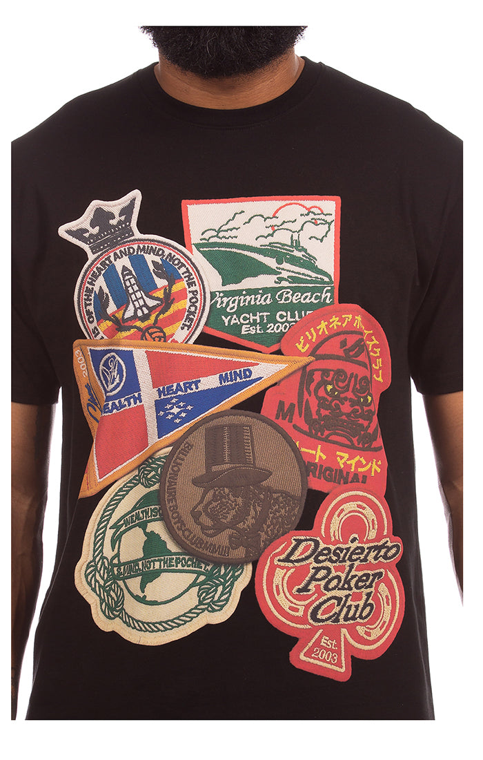 BBC Black BB Patches SS Tee (861-6211)