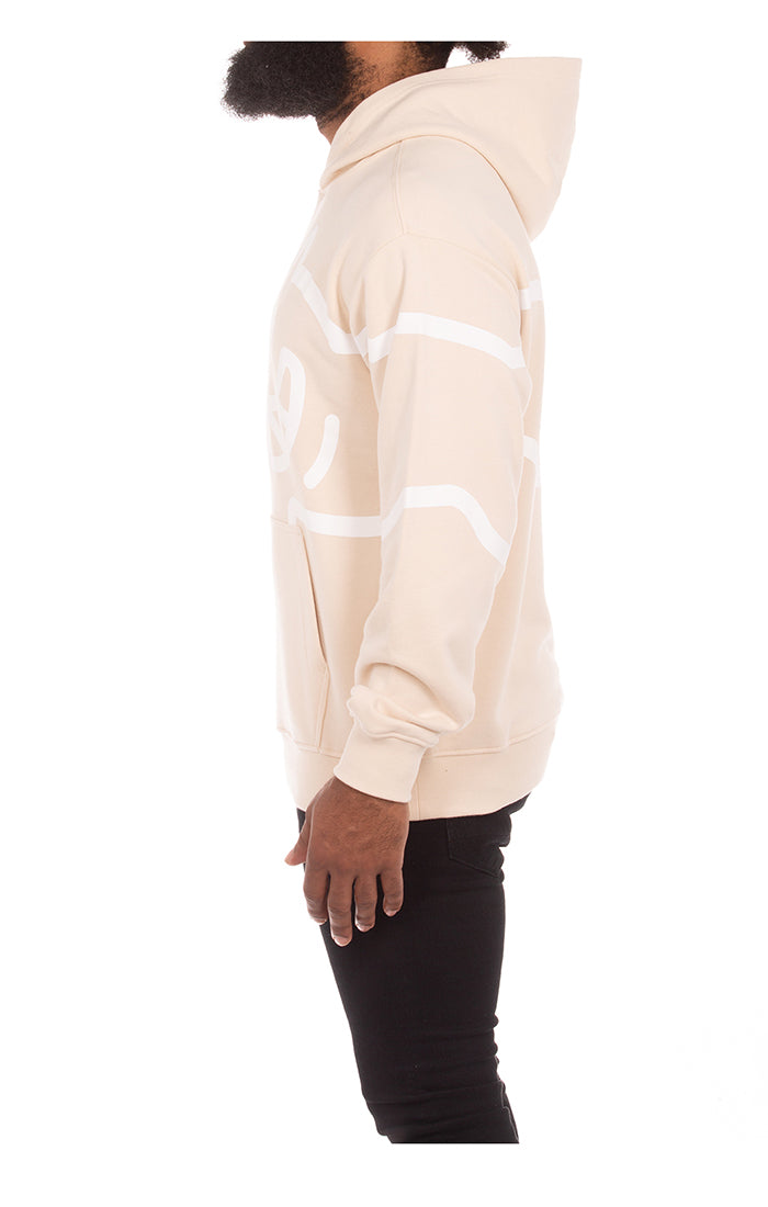 Gray Ice Cream Biggie Fog Hoodie with style number 451-2305
