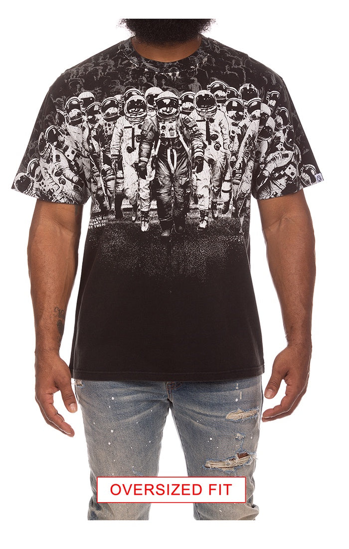 Black Billionaire Boy's Club BB Armagedon SS Knit front view showcasing detailed design and style number