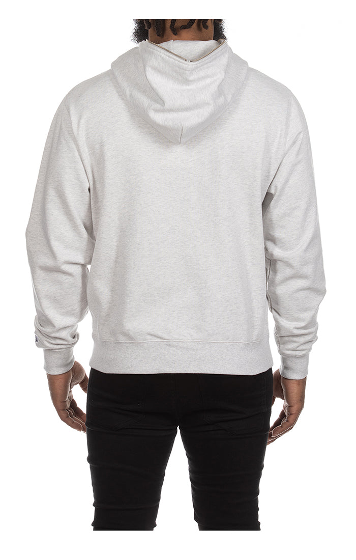 BBC Heather Grey BB Arch Full Zip Hoodie (841-6302)