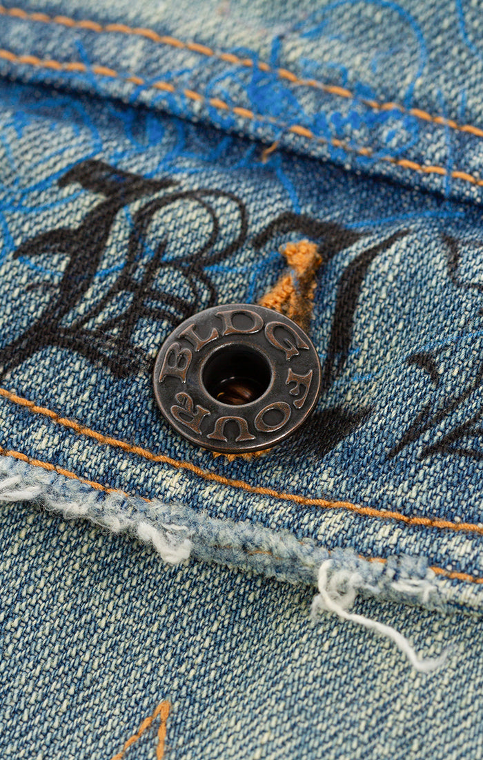 BLDG4 Orpheum Jean Jacket - Steel Wash (C61-1400)
