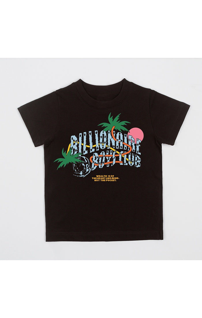 Kids BBC Black BB Utopia Arch SS Knit Tee (843-3200) with stylish design, perfect for casual wear or outdoor activities