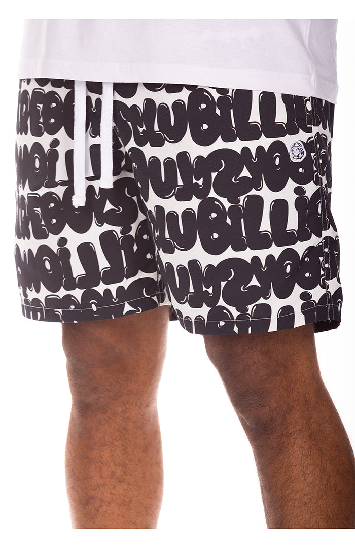 White Billionaire Boy's Club BB Bubble Shorts with Style 851-4104 in a casual sportswear design