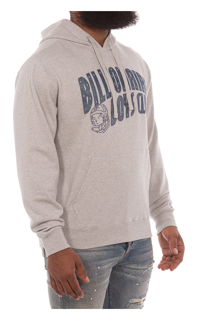 Comfortable and stylish heather grey hoodie with BBC logo