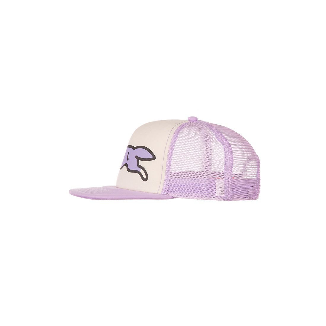 Image of Ice Cream Truck Stop Lavender Frost Trucker Hat (431-4800) featuring a stylish lavender color and frosty design for a trendy and modern look