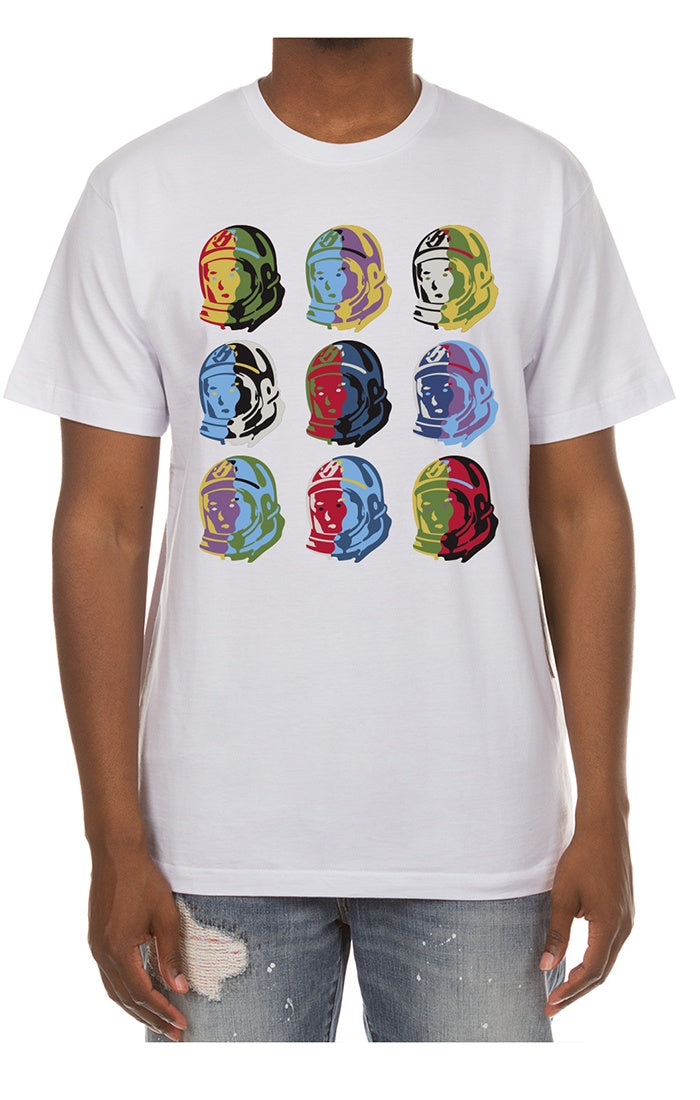 Billionaire Boy's Club White BB Colors Short Sleeve Tee with style number 851-2203