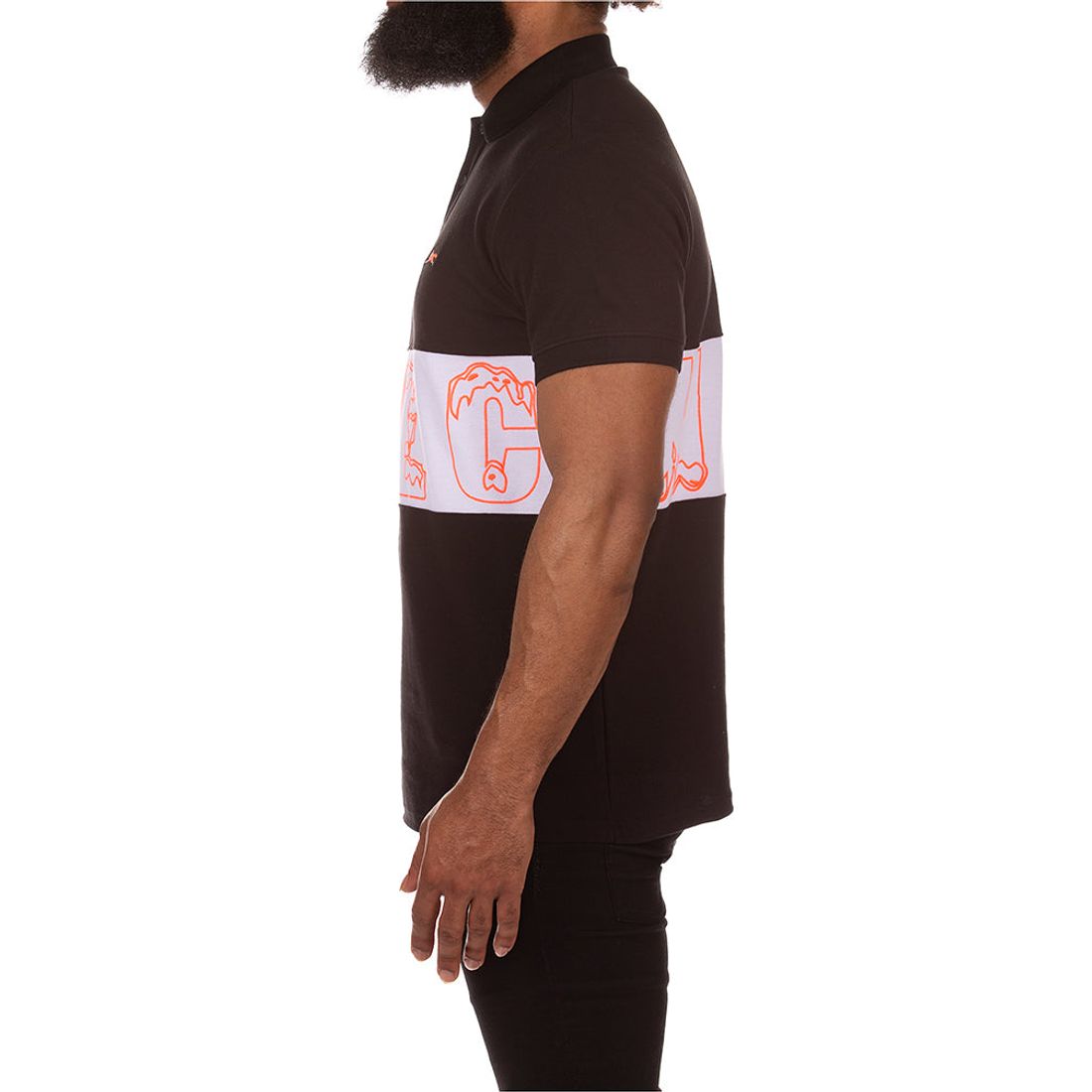 Black Ice Cream 'Game On' SS Polo with stylish and comfortable design