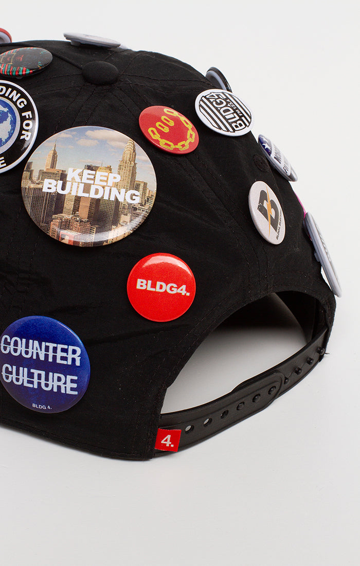 BLDG4 Iceberg Returns Snapback Hat - Black (C61-2800)