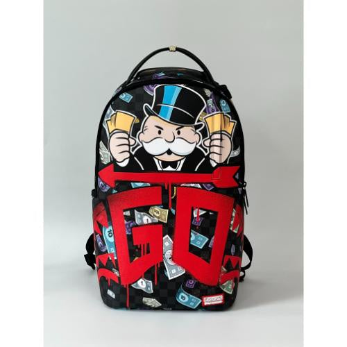 Sprayground Monopoly Go Sharkmouth Stencil Backpack (B8779)