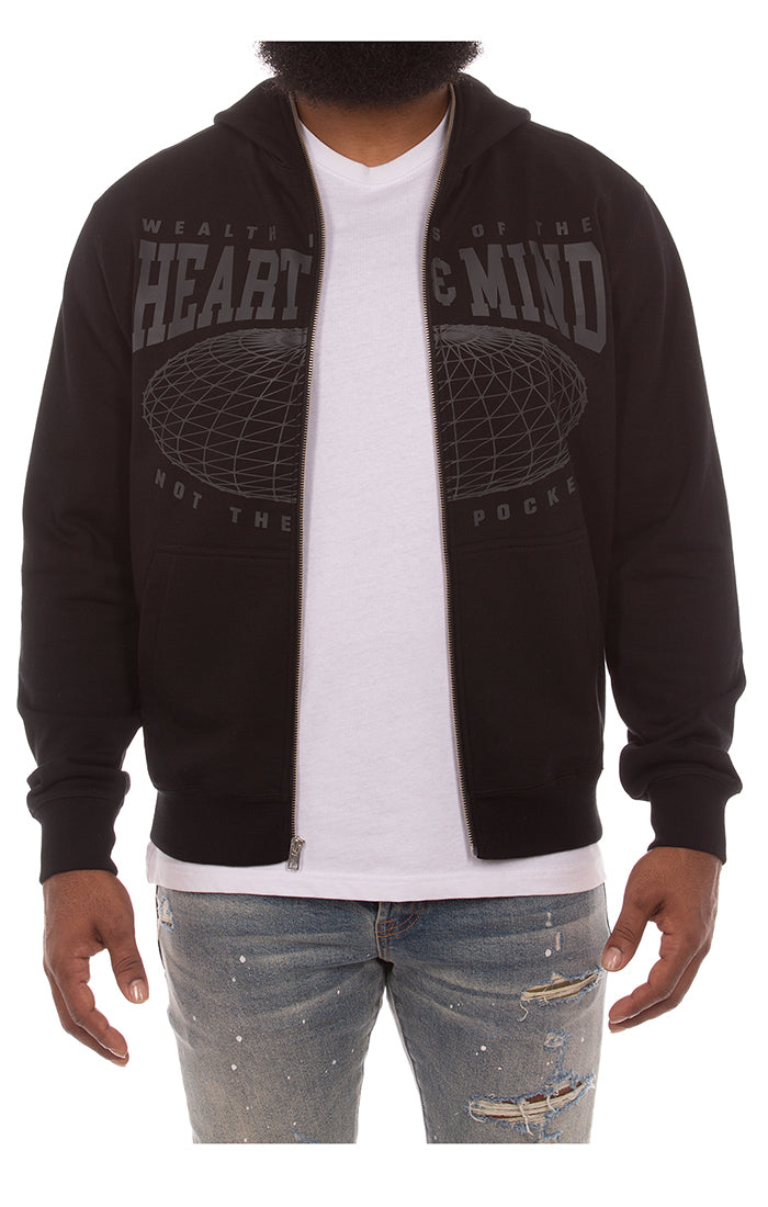 Hoodie with front pockets and BBC branding