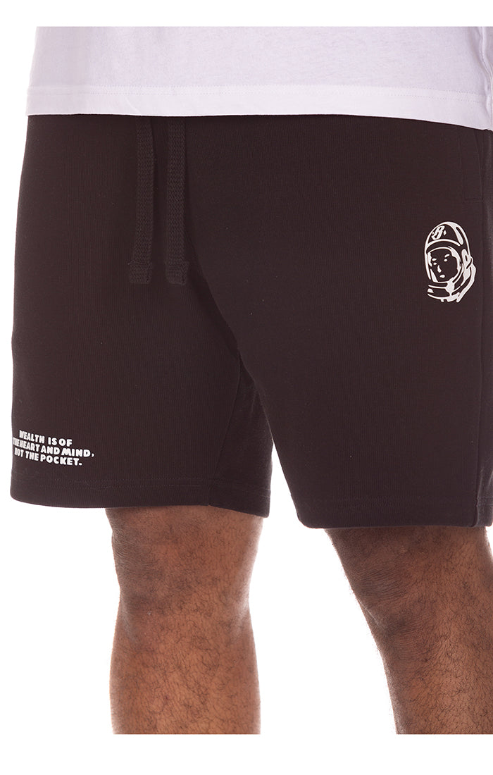 Black BBC Helmet Shorts for Boys with Bold Billionaire Boy's Club Logo Design