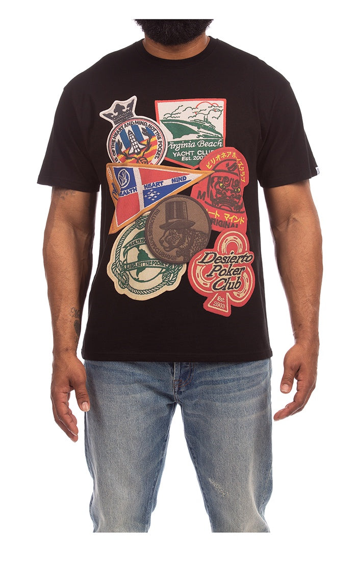 BBC Black BB Patches SS Tee (861-6211)