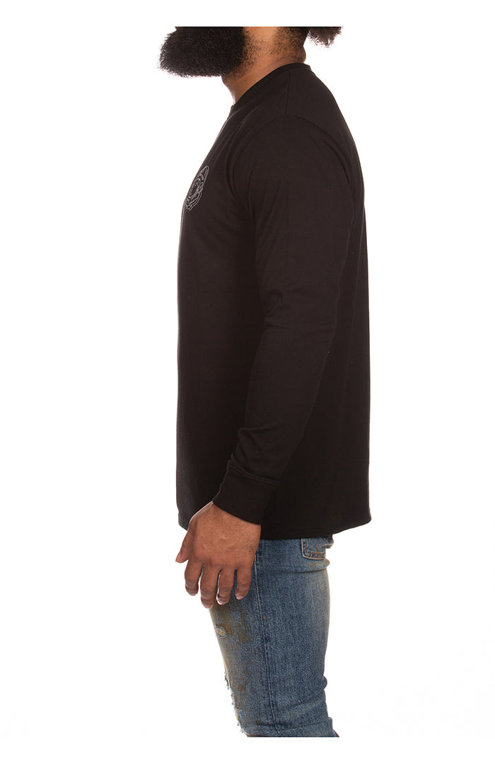 BBC Black BB Line Helmet LS Knit (841-9308) in black color with adjustable straps and padding