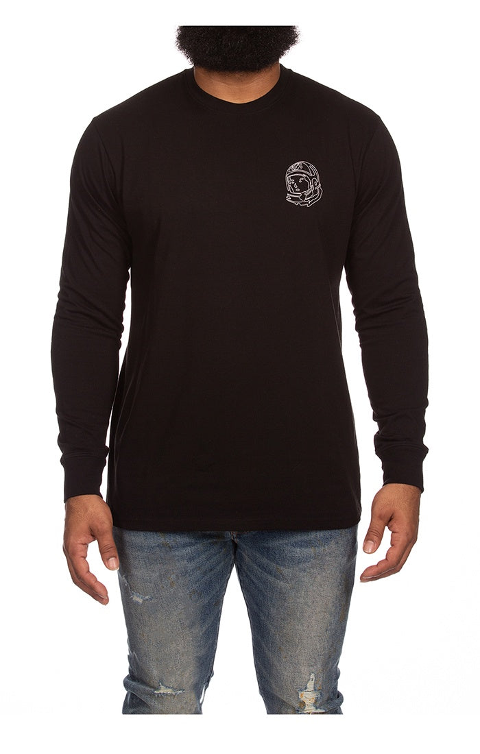 BBC Black BB Line Helmet LS Knit (841-9308) on a man riding a bike