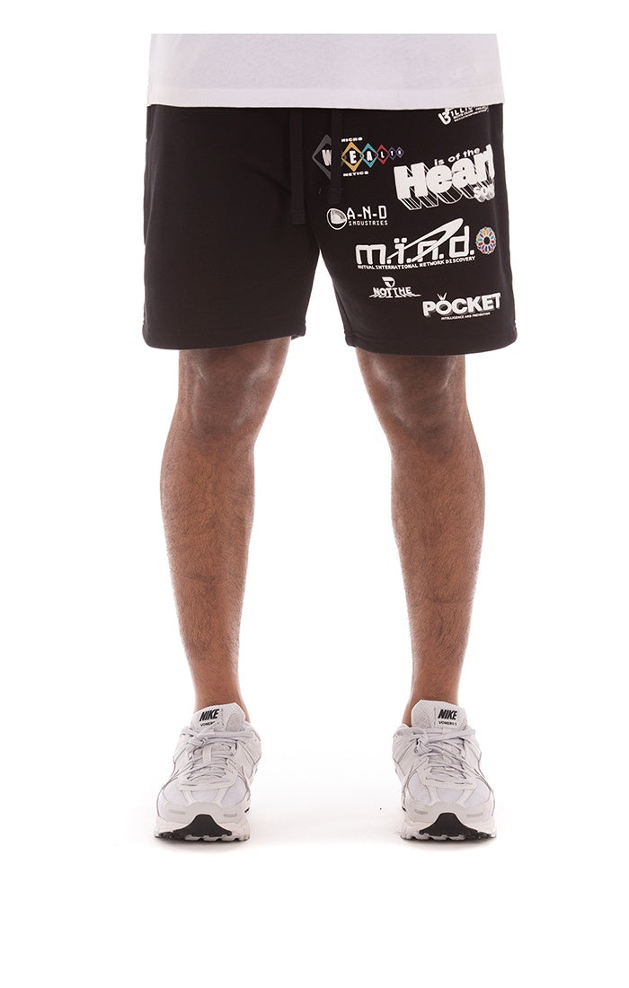 Black Billionaire Boy's Club BB WHM Shorts with style number 851-2105