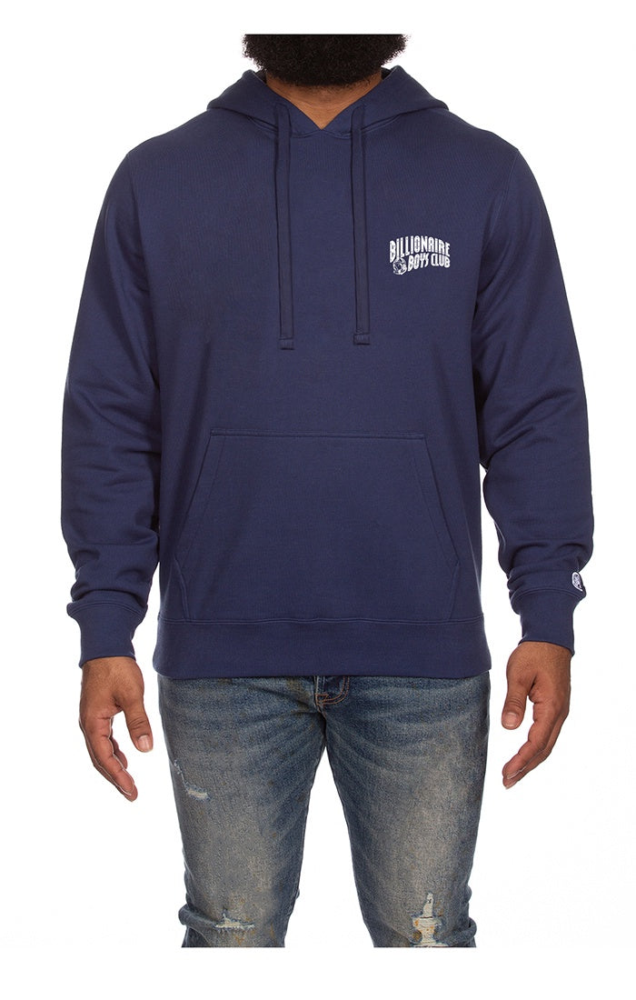 Blue BBC Medieval Arch Hoodie with BB logo, style 841-9300