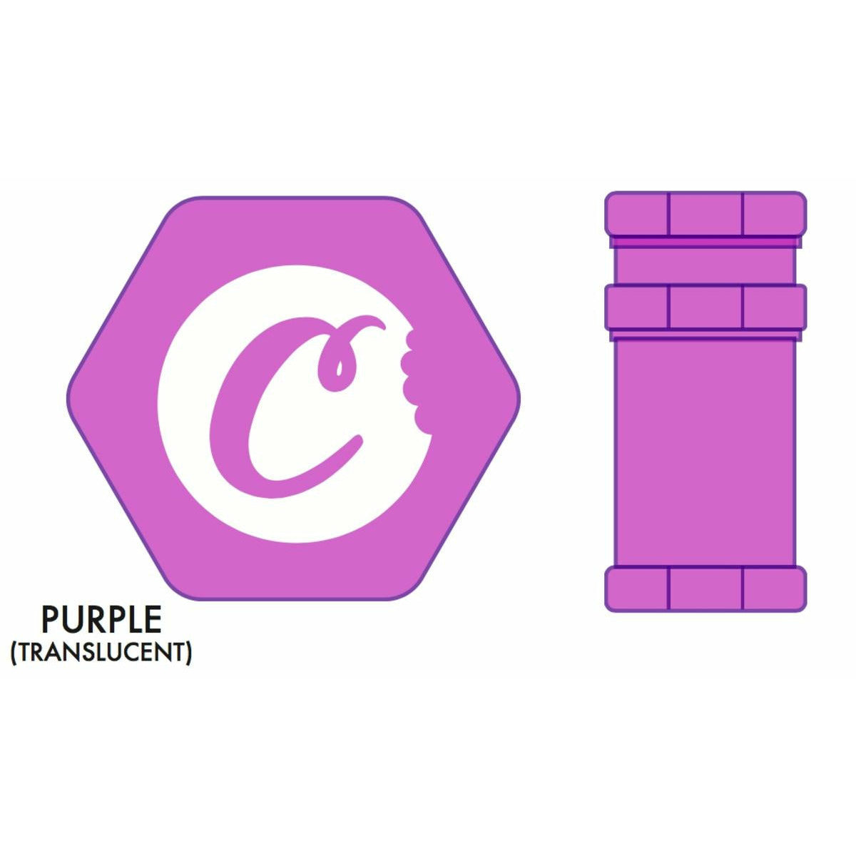 Child Proof purple Cookies V2 Extendo Stackable Storage with 1550A4937 design