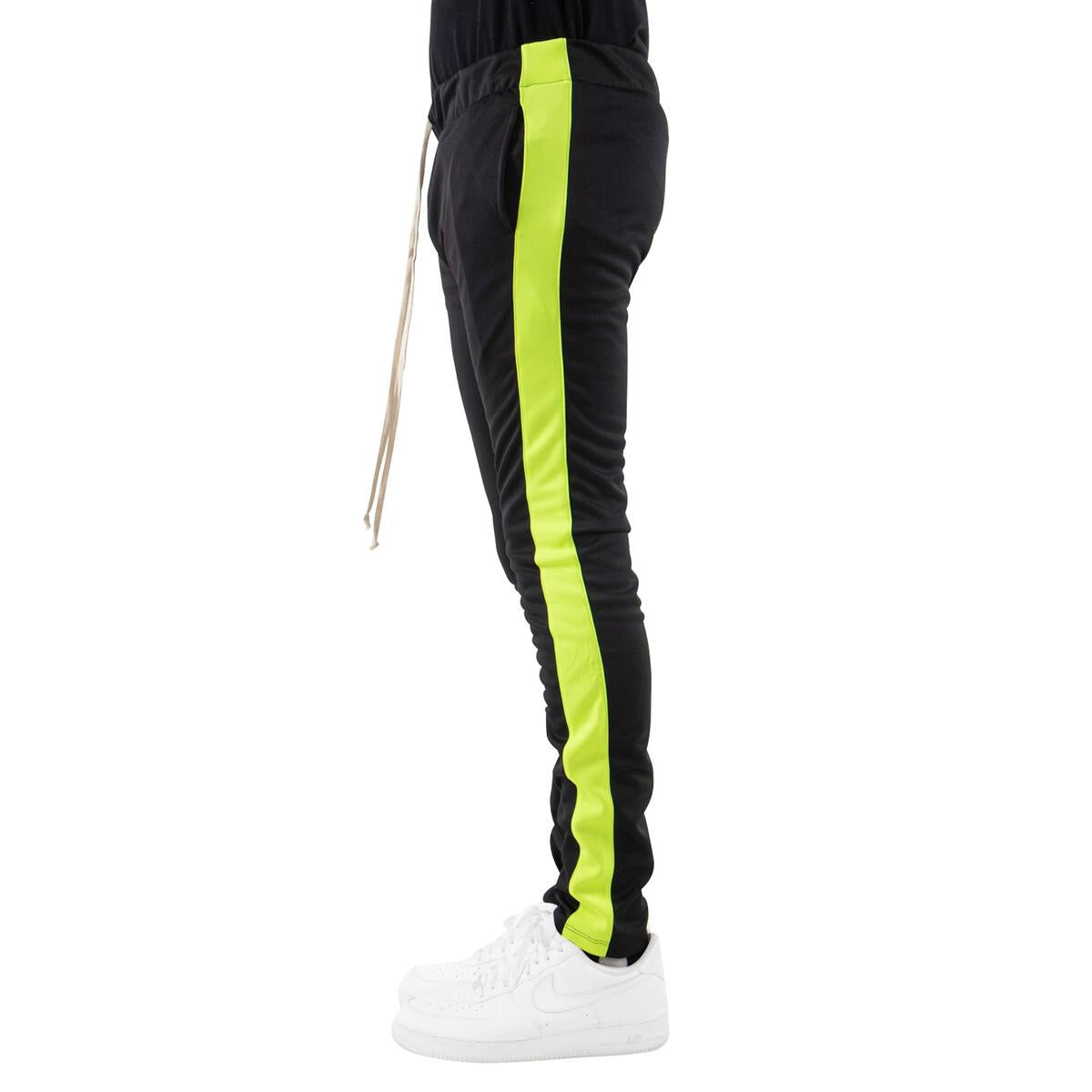 EPTM Black Track Pants w/Neon Green Stripe (EP8450)