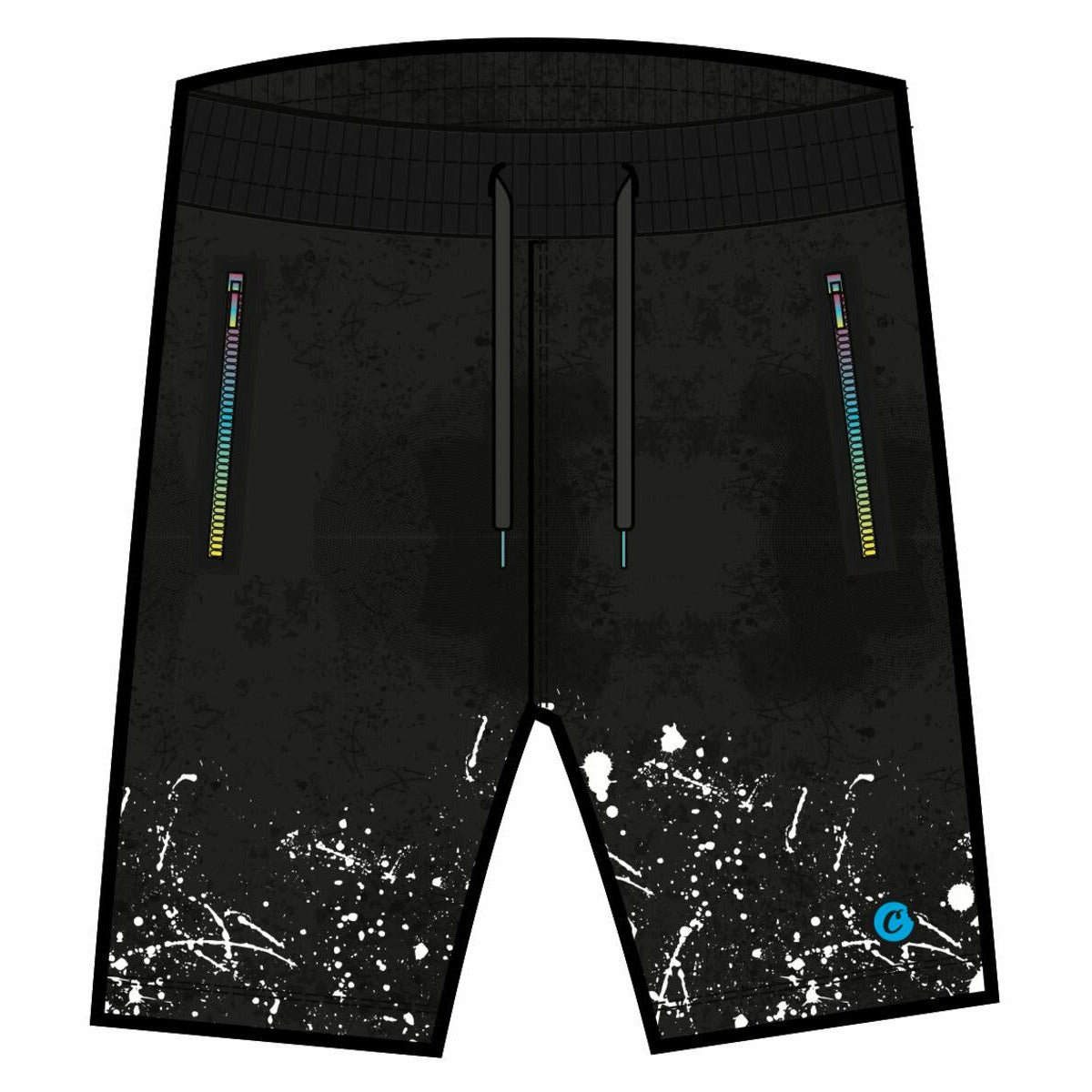 Comfortable and stylish Cookies Trinidad Cotton Black Jersey Knit Shorts for women