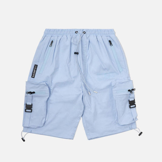 8&9 Combat Nylon Shorts - Baby Blue (SHCOMBAB)