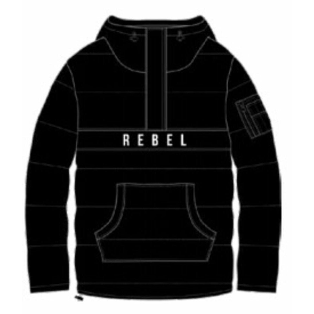 Rebel Minds Bubble Anorak Puffer Jacket Camo, Camo / Small