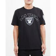 Black Pro Standard Las Vegas Raiders Stacked Logo Pro Team Shirt with official team logo and sleek design