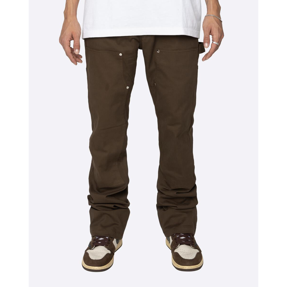 Stylish and comfortable EPTM brown NU carpenter pants (EP10287) for men