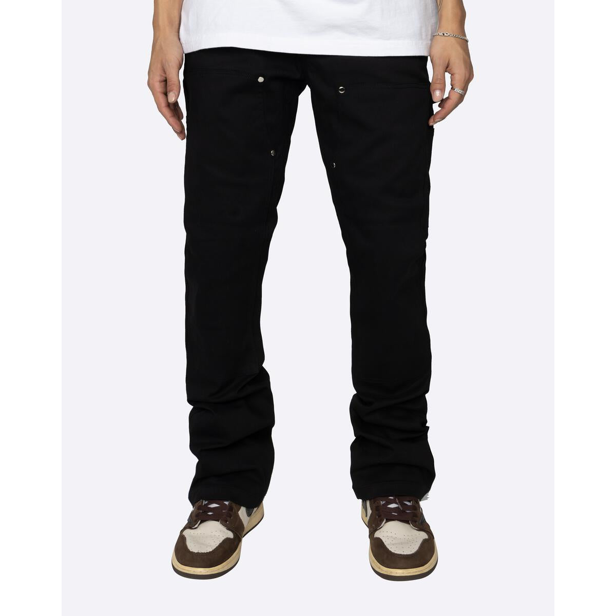 Black EPTM Carpenter Pants with NU design (EP10284) for men