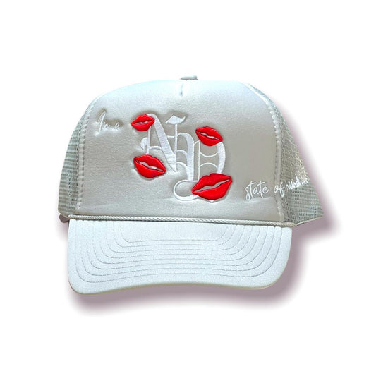 Drop Out "NY Kiss" Grey Trucker Hat