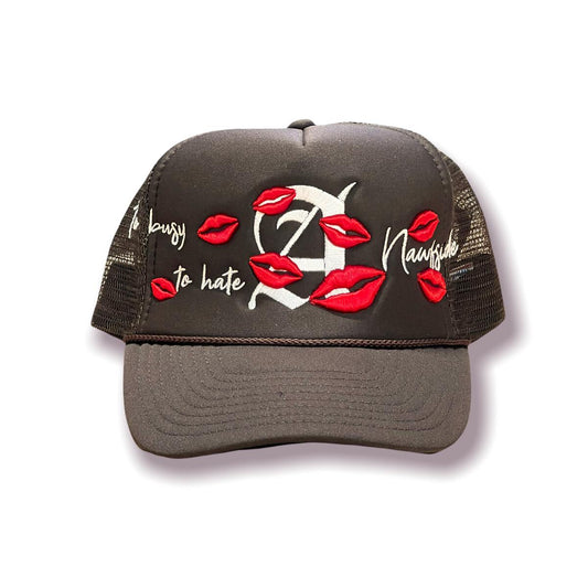 Drop Out "ATL Kiss" Brown Trucker Hat