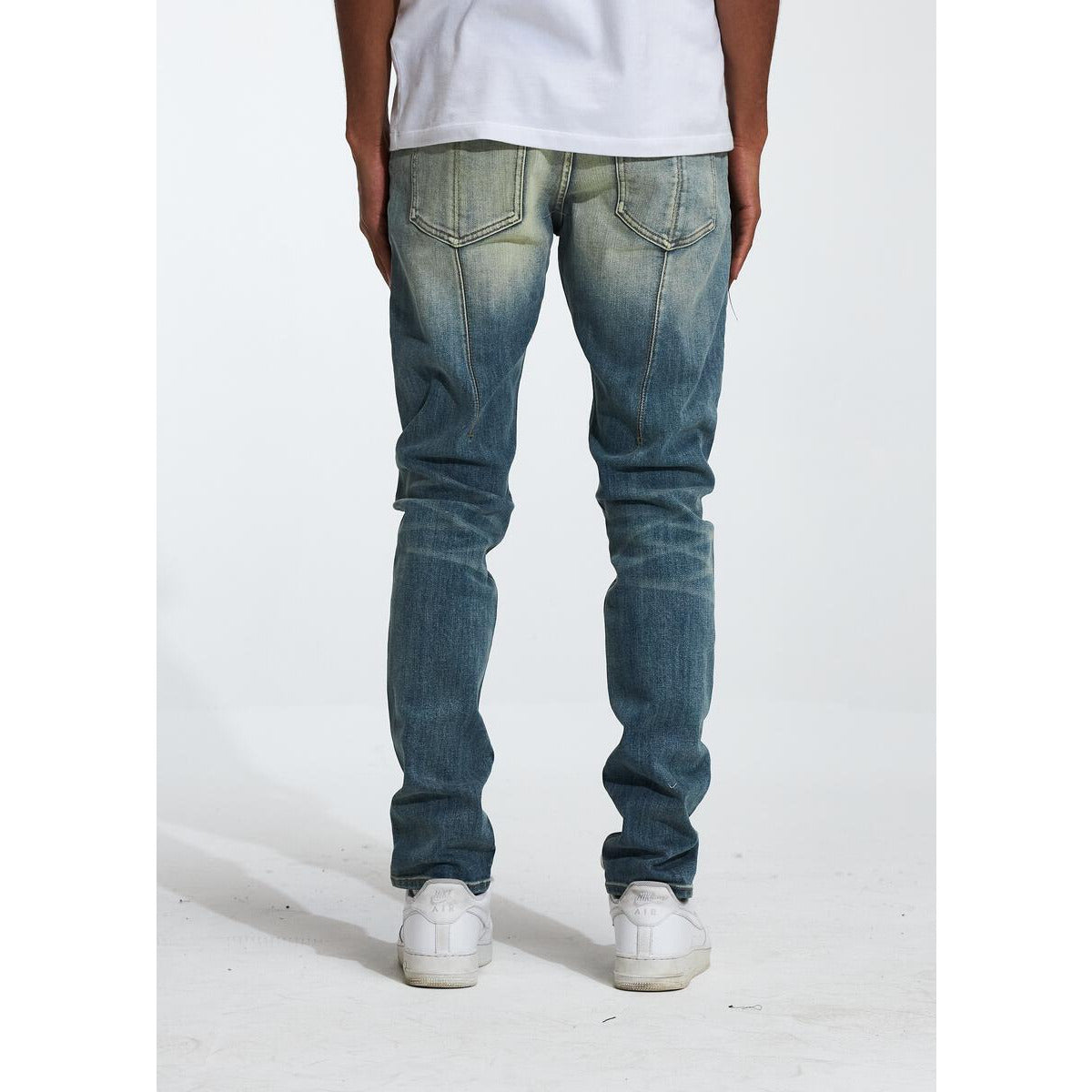 Crysp Denim Atlantic Sand Stitch Jeans (CRYF222-205) designed for both style and comfort with a contemporary slim cut